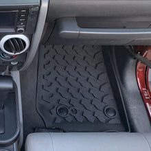 For 2007-2018 Jeep Wrangler JK 2-Door Version Original Front Row Double Hole Floor Mat Foot Mats (2 pcs) RT-TCZ