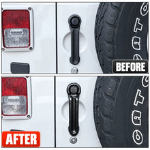For 2007-2018 Jeep Wrangler JK 2 Doors Exterior Door Handle & Tailgate Cover Trim RT-TCZ