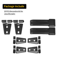 For 2007-2018 Jeep Wrangler JK 2-Dr Door/Hood/Tailgate Hinge Trim Cover RT-TCZ