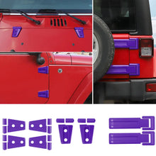 For 2007-2018 Jeep Wrangler JK 2-Dr Door/Hood/Tailgate Hinge Trim Cover RT-TCZ
