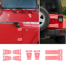For 2007-2018 Jeep Wrangler JK 2-Dr Door/Hood/Tailgate Hinge Trim Cover RT-TCZ