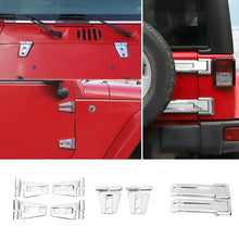 For 2007-2018 Jeep Wrangler JK 2-Dr Door/Hood/Tailgate Hinge Trim Cover RT-TCZ