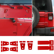 For 2007-2018 Jeep Wrangler JK 2-Dr Door/Hood/Tailgate Hinge Trim Cover RT-TCZ