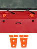 For 2007-2018 Jeep Wrangler JK 2 x Exterior Engine Hood Hinge Cover Trim RT-TCZ