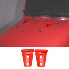 For 2007-2018 Jeep Wrangler JK 2 x Exterior Engine Hood Hinge Cover Trim RT-TCZ