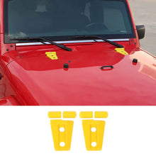 For 2007-2018 Jeep Wrangler JK 2 x Exterior Engine Hood Hinge Cover Trim RT-TCZ