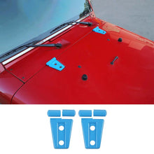For 2007-2018 Jeep Wrangler JK 2 x Exterior Engine Hood Hinge Cover Trim RT-TCZ