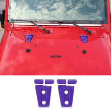 For 2007-2018 Jeep Wrangler JK 2 x Exterior Engine Hood Hinge Cover Trim RT-TCZ