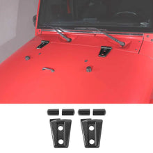 For 2007-2018 Jeep Wrangler JK 2 x Exterior Engine Hood Hinge Cover Trim RT-TCZ