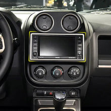 For 2007-2018 Jeep Wrangler JK/2011-2016 Compass/Patriot Center Console CD Navigation Trim Ring Cover RT-TCZ