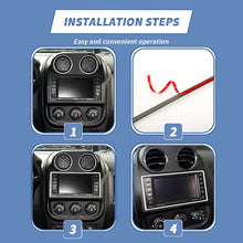 For 2007-2018 Jeep Wrangler JK/2011-2016 Compass/Patriot Center Console CD Navigation Trim Ring Cover RT-TCZ