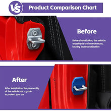 For 2007-2018 Jeep Wrangler JK 2Door Interior Door Lock Cover Protection Trim RT-TCZ