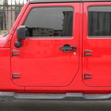 For 2007-2018 Jeep Wrangler JK 4 Door Hood Hinge & Door Hinge Trim Cover Trim Kit（10 pcs） RT-TCZ