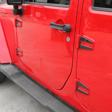 For 2007-2018 Jeep Wrangler JK 4 Door Hood Hinge & Door Hinge Trim Cover Trim Kit（10 pcs） RT-TCZ