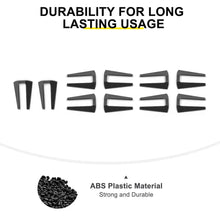 For 2007-2018 Jeep Wrangler JK 4 Door Hood Hinge & Door Hinge Trim Cover Trim Kit（10 pcs） RT-TCZ