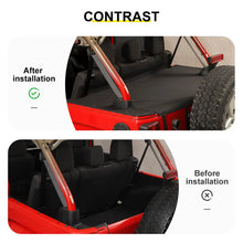 For 2007-2018 Jeep Wrangler JK 4-Door Rear Cargo Cover Privacy Shade Trunk Luggage Cover Waterproof RT-TCZ