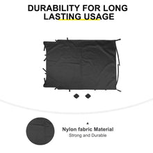 For 2007-2018 Jeep Wrangler JK 4 Door Sunshade Soft Top Sunbonnet Nylon Fabric RT-TCZ