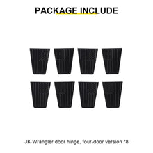 For 2007-2018 Jeep Wrangler JK 4-Door US Flag Door Hinge Cover Trim（8 pcs） RT-TCZ