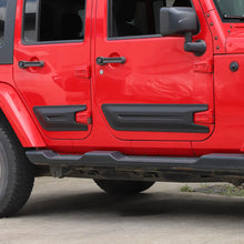 For 2007-2018 Jeep Wrangler JK 4-Door Version Car Door Anti Scratch Protective Panel Trim Cover (4 pcs) RT-TCZ