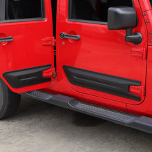 For 2007-2018 Jeep Wrangler JK 4-Door Version Car Door Anti Scratch Protective Panel Trim Cover (4 pcs) RT-TCZ