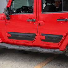 For 2007-2018 Jeep Wrangler JK 4-Door Version Car Door Anti Scratch Protective Panel Trim Cover (4 pcs) RT-TCZ