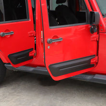 For 2007-2018 Jeep Wrangler JK 4-Door Version Car Door Anti Scratch Protective Panel Trim Cover (4 pcs) RT-TCZ