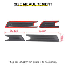 For 2007-2018 Jeep Wrangler JK 4-Door Version Car Door Anti Scratch Protective Panel Trim Cover (4 pcs) RT-TCZ