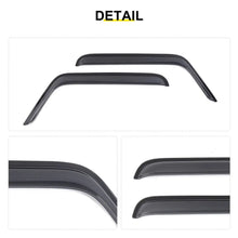 For 2007-2018 Jeep Wrangler JK 4-Door Version Car Window Sun Rain Visors Wind Rain Guard (4 pcs) RT-TCZ