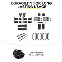 For 2007-2018 Jeep Wrangler JK 4-Door Version Full Set Exterior Decoration Hinges Trims Cover Kit (31 pcs) RT-TCZ