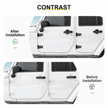 For 2007-2018 Jeep Wrangler JK 4-Door Version Full Set Exterior Decoration Hinges Trims Cover Kit (31 pcs) RT-TCZ