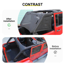 For 2007-2018 Jeep Wrangler JK 4-Door Version Rear Trunk Sunshade Mesh Insulation Net Cover RT-TCZ