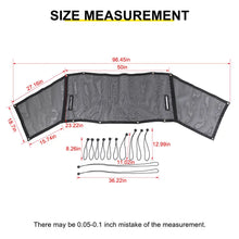 For 2007-2018 Jeep Wrangler JK 4-Door Version Rear Trunk Sunshade Mesh Insulation Net Cover RT-TCZ
