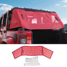 For 2007-2018 Jeep Wrangler JK 4-Door Version Rear Trunk Sunshade Mesh Insulation Net Cover RT-TCZ