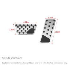 For 2007-2018 Jeep Wrangler JK Brake Gas Pedal Cover Set RT-TCZ