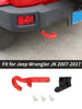 For 2007-2018 Jeep Wrangler JK Bumper Hook Rear Trailer Tow Hitch Accessories RT-TCZ