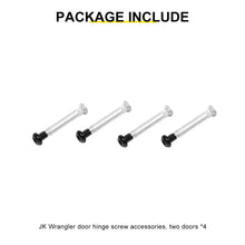 For 2007-2018 Jeep Wrangler JK Car Door Hinge Pins Nuts Bolts Repair Accessories RT-TCZ