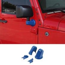 For 2007-2018 Jeep Wrangler JK Car Side Rearview Mirror Base Trim Cover Decor RT-TCZ