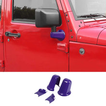 For 2007-2018 Jeep Wrangler JK Car Side Rearview Mirror Base Trim Cover Decor RT-TCZ