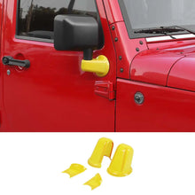 For 2007-2018 Jeep Wrangler JK Car Side Rearview Mirror Base Trim Cover Decor RT-TCZ