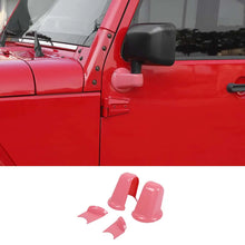 For 2007-2018 Jeep Wrangler JK Car Side Rearview Mirror Base Trim Cover Decor RT-TCZ