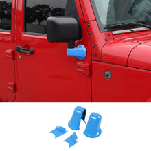 For 2007-2018 Jeep Wrangler JK Car Side Rearview Mirror Base Trim Cover Decor RT-TCZ