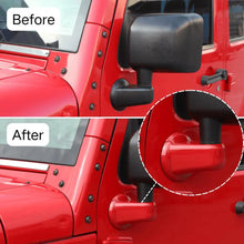 For 2007-2018 Jeep Wrangler JK Car Side Rearview Mirror Base Trim Cover Decor RT-TCZ