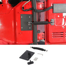 For 2007-2018 Jeep Wrangler JK Car Tailgate Door Limiter Stopper & Rope Strap Bandage RT-TCZ