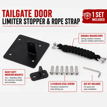 For 2007-2018 Jeep Wrangler JK Car Tailgate Door Limiter Stopper & Rope Strap Bandage RT-TCZ
