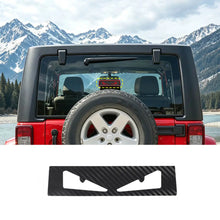 For 2007-2018 Jeep Wrangler JK Car Third High Mount Brake Light Sticker Cover Carbon Fiber RT-TCZ