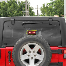 For 2007-2018 Jeep Wrangler JK Car Third High Mount Brake Light Sticker Cover Carbon Fiber RT-TCZ