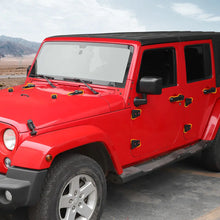 For 2007-2018 Jeep Wrangler JK Door Handle Hinge Cover Hood Rubber Head Cap Accessorie RT-TCZ