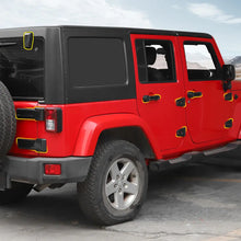 For 2007-2018 Jeep Wrangler JK Door Handle Hinge Cover Hood Rubber Head Cap Accessorie RT-TCZ