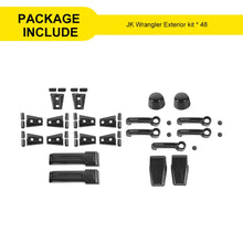 For 2007-2018 Jeep Wrangler JK Door Handle Hinge Cover Hood Rubber Head Cap Accessorie RT-TCZ