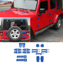 For 2007-2018 Jeep Wrangler JK Door Handle Hinge Cover Hood Rubber Head Cap Accessorie RT-TCZ